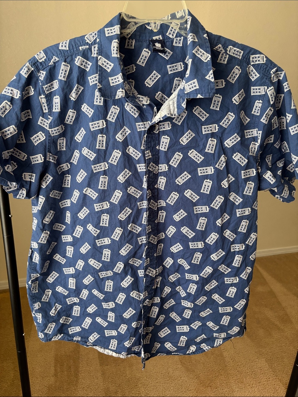 Dr. Who Button-Up Shirt